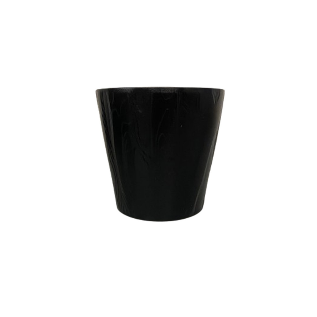 Black Geo Ceramic Planter