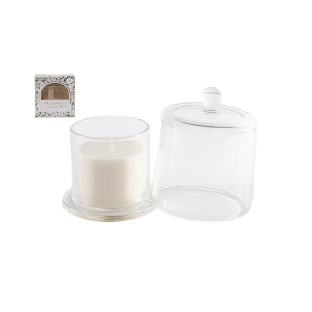 8oz. Thai Gardenia Candle with Glass Cover