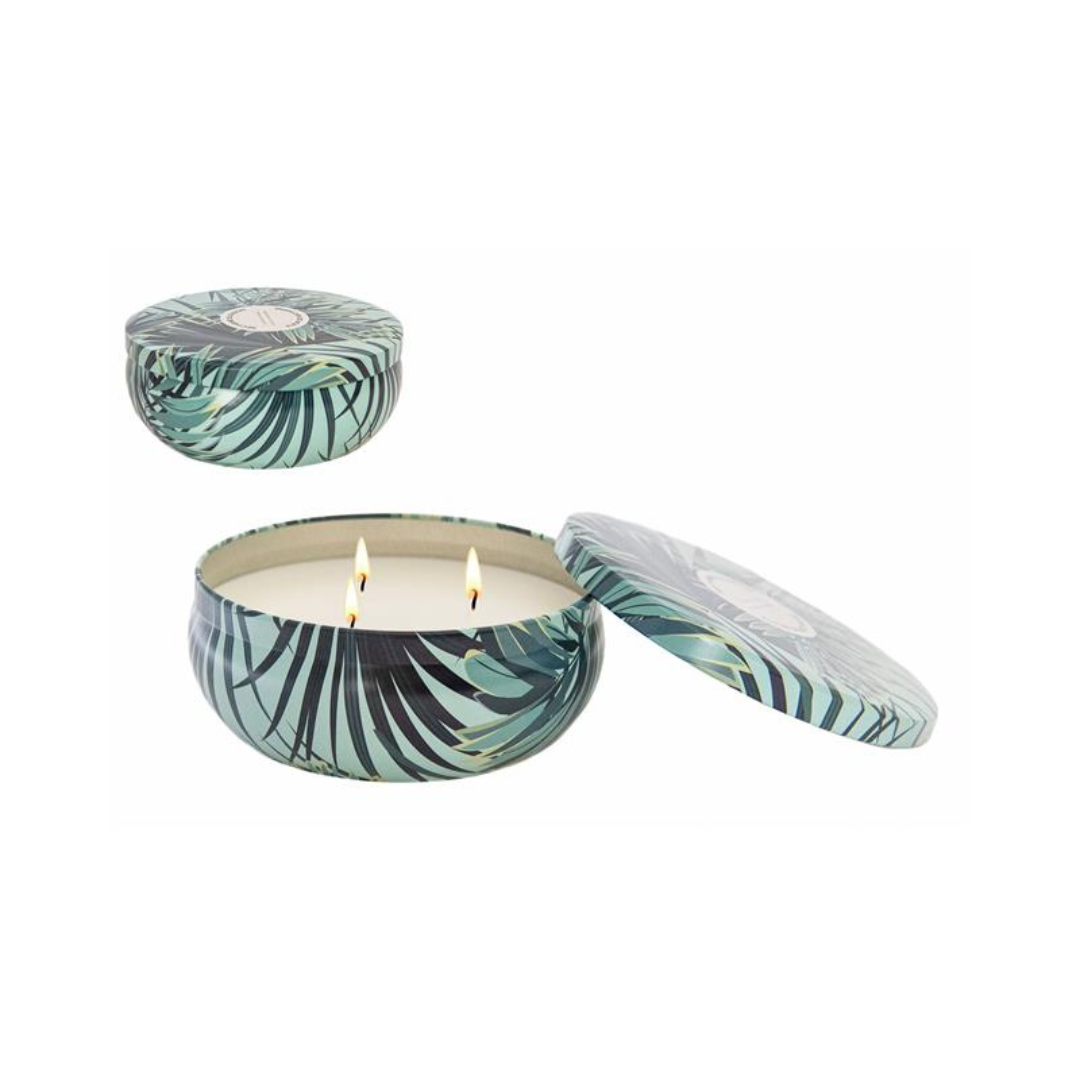 12oz. Nectarine Blossom 3 Wick Soy Blend Candle in Tin