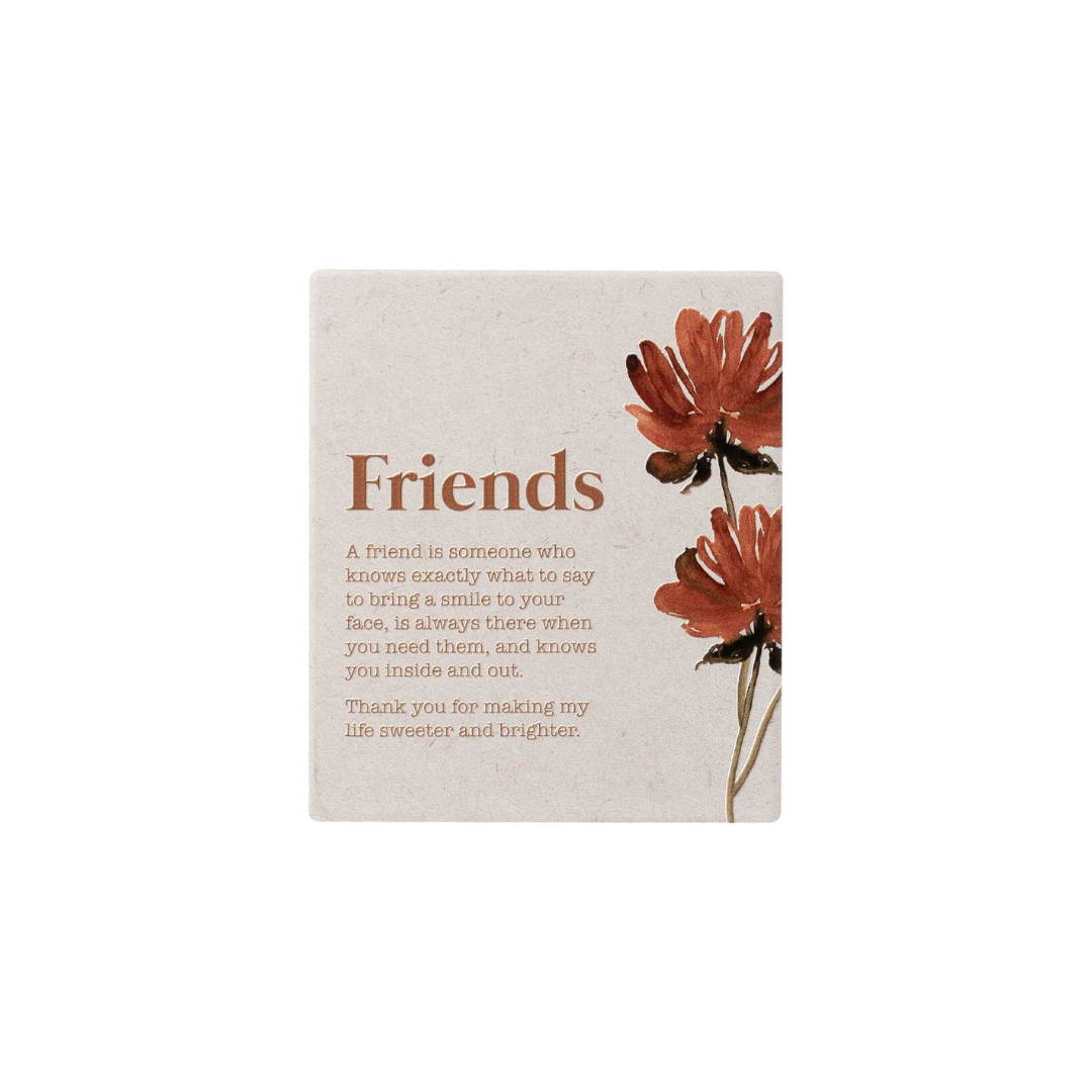 Friends Ceramic Verse Plaque 5"