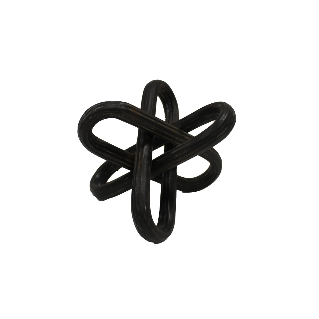 Black Metal Chain Link Table Topper