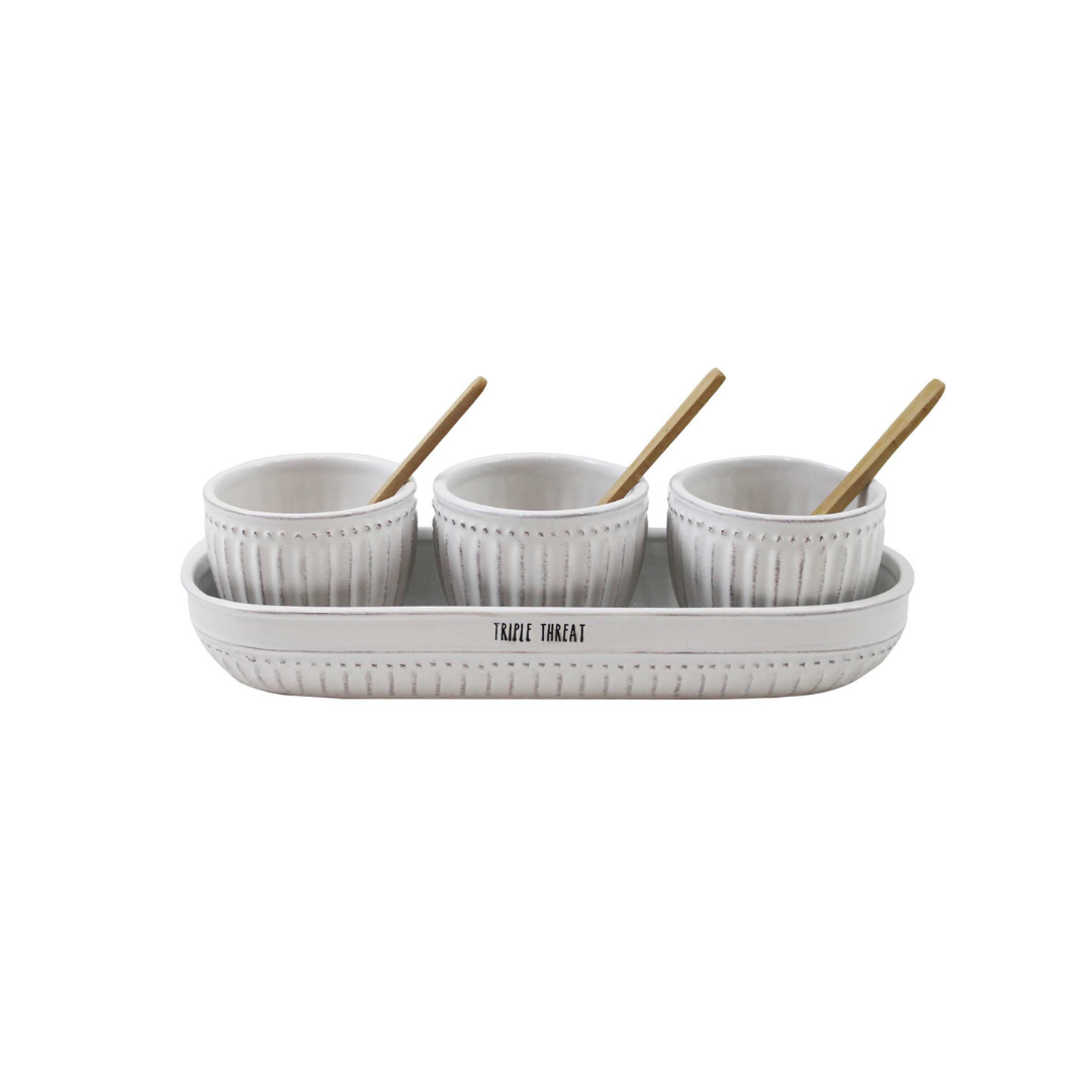 Triple Threat 3pc. Bowls with Tray