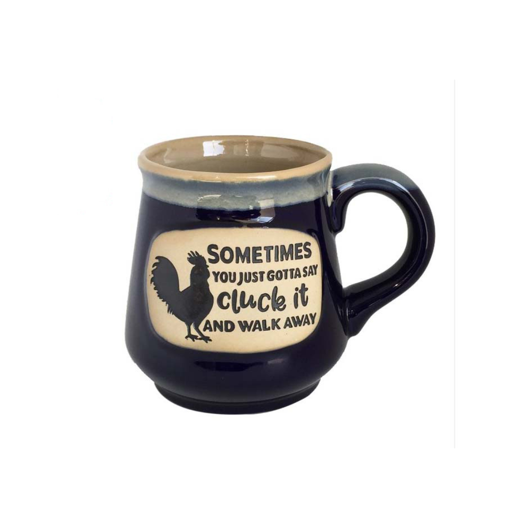 Rooster Cluck It 16oz. Stoneware Mug