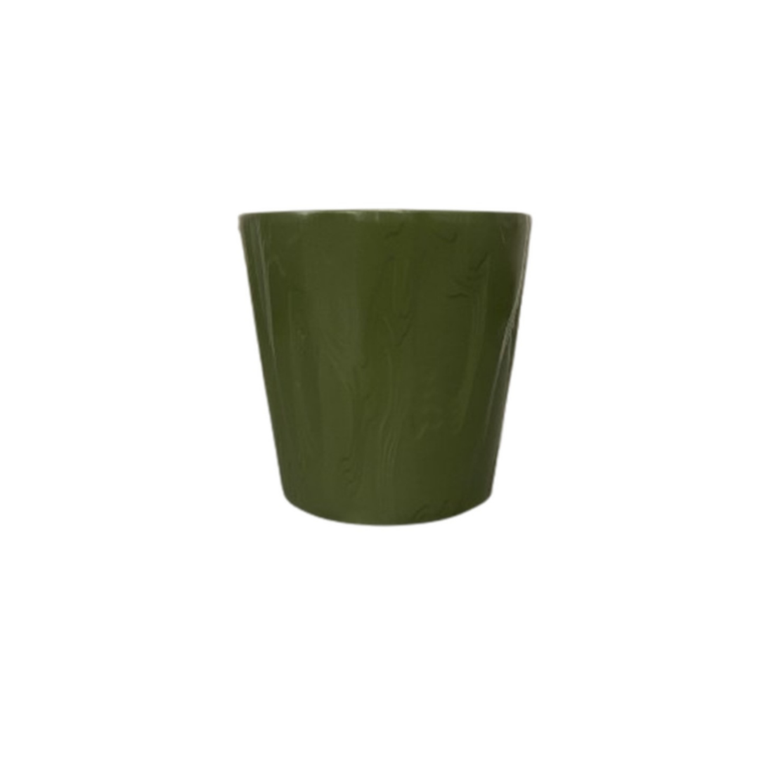 Green Geo Ceramic Planter