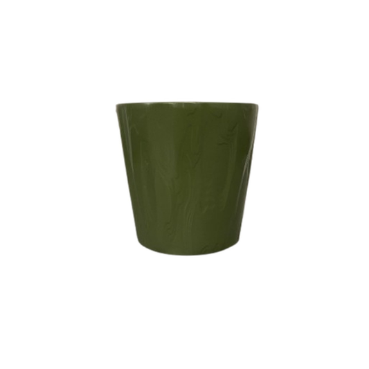 Green Geo Ceramic Planter
