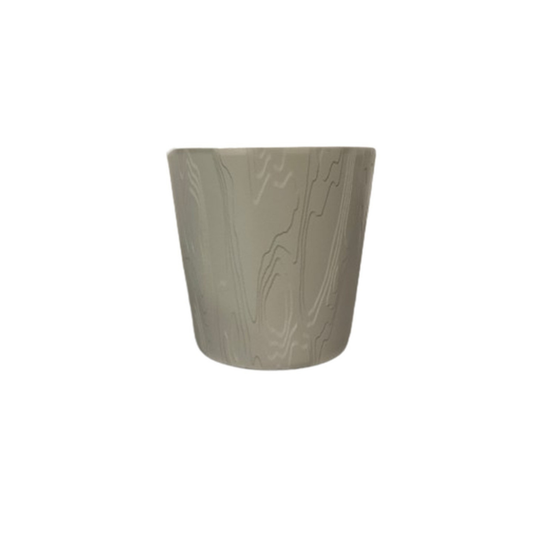 Grey Geo Ceramic Planter