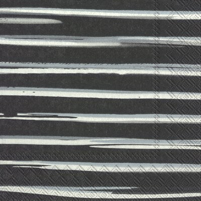 IHR Paper Napkins Quito Black Pack/20 6.5x6.5"