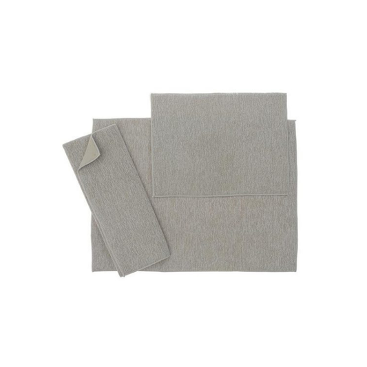Solid Beige Microfibre Drying Mat 3-Pack 18x24"