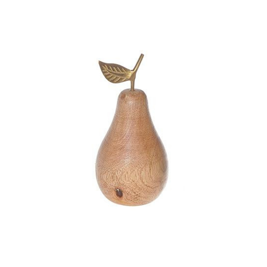 Mango Wood Decorative Pear