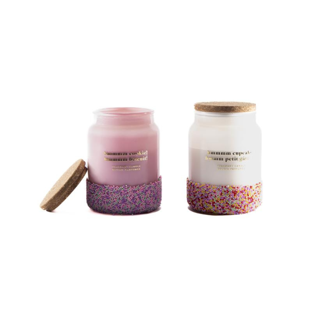 16oz. Glass Jar Scented Candle with Cork Lid