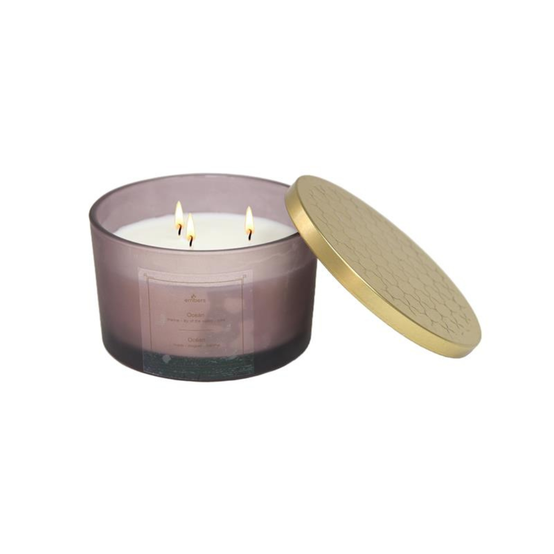 Ocean Mauve Candle with Lid