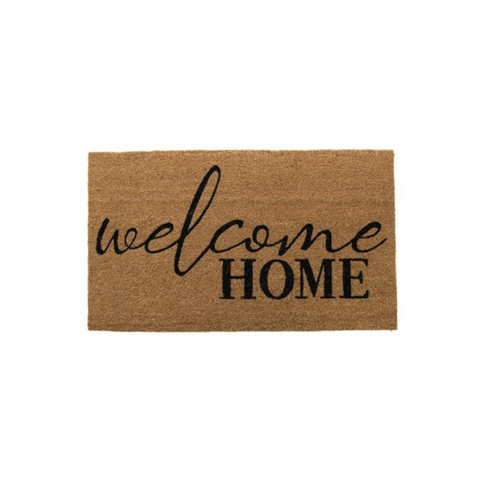 Welcome Home Coir Door Mat 18x30"