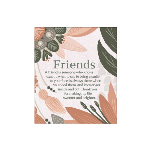 Ceramic Verse Plaque 5" - Friends