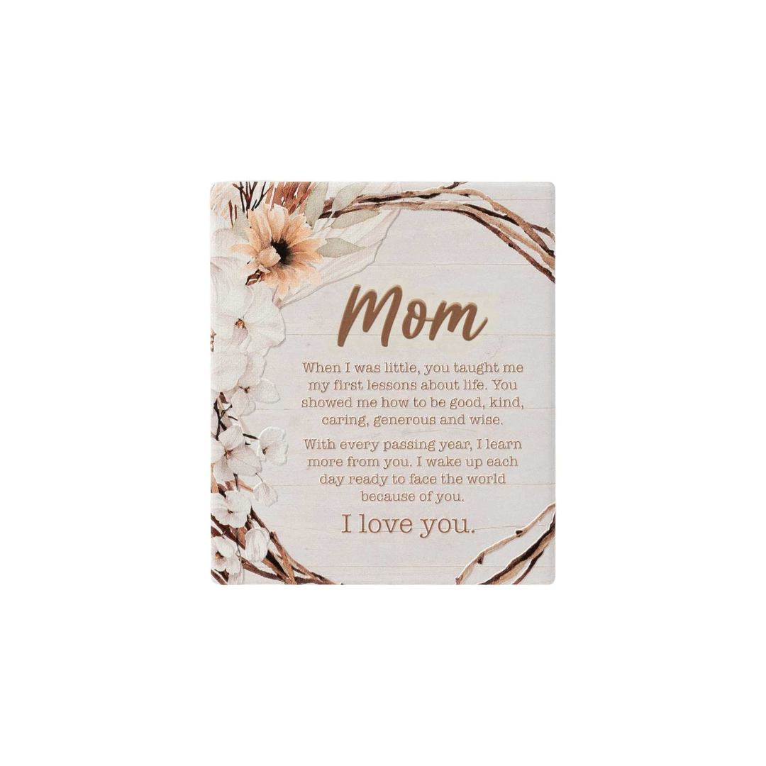 Mom Ceramic Verse Plaque 5"
