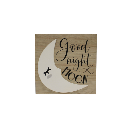 Good Night Moon MDF Block 8x8"