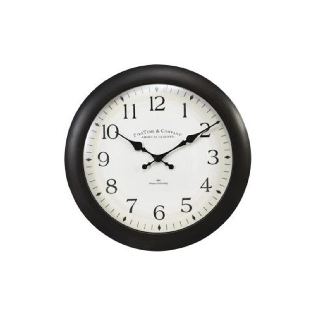 FirsTime & Co. Tennison Wall Clock with Whisper Tech 11x2"