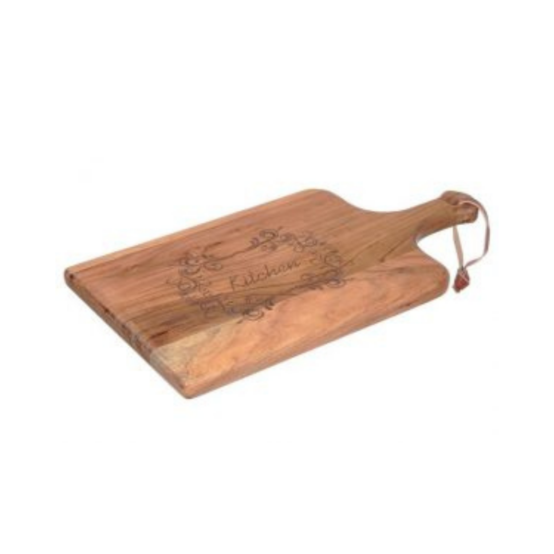 Kitchen Wood Paddle Cutting Board 22x12"