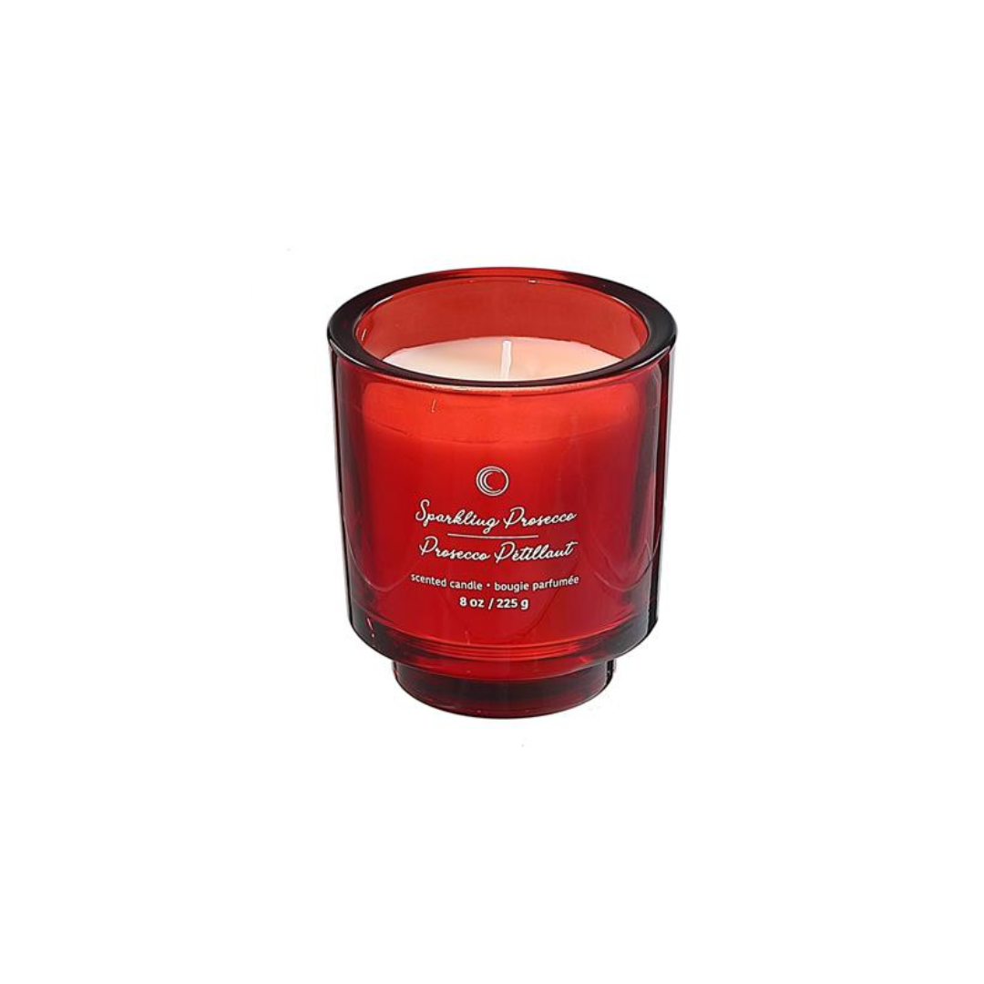 8oz. Sparkling Prosecco High Gloss Round Candle