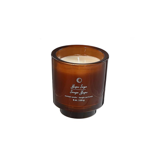 8oz. Yuzu Sage High Gloss Round Candle