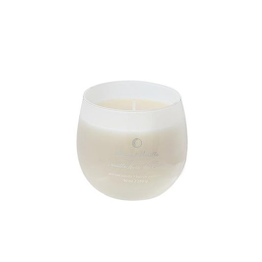 10oz. Coconut Vanilla High Gloss Curved Candle
