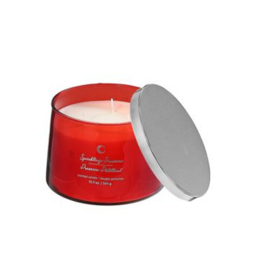 17.7oz. Sparkling Prosecco High Gloss 3 Wick Taper Candle