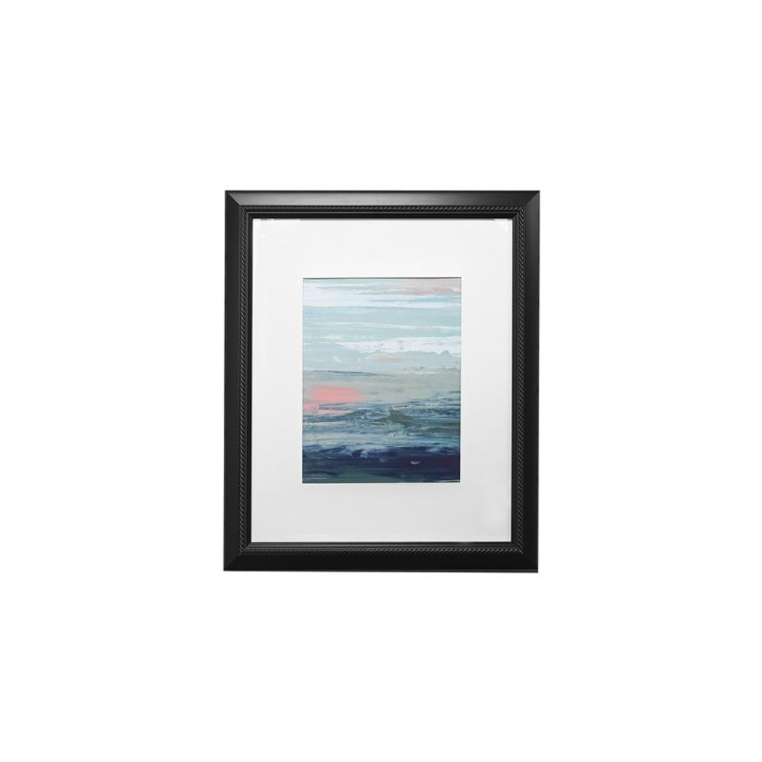 Black Arcadian Matted Photo Frame