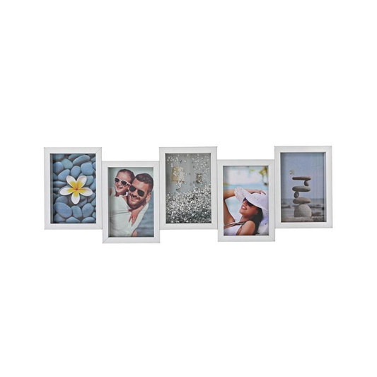 White Cloud Collage Picture Frame 5-4x6"