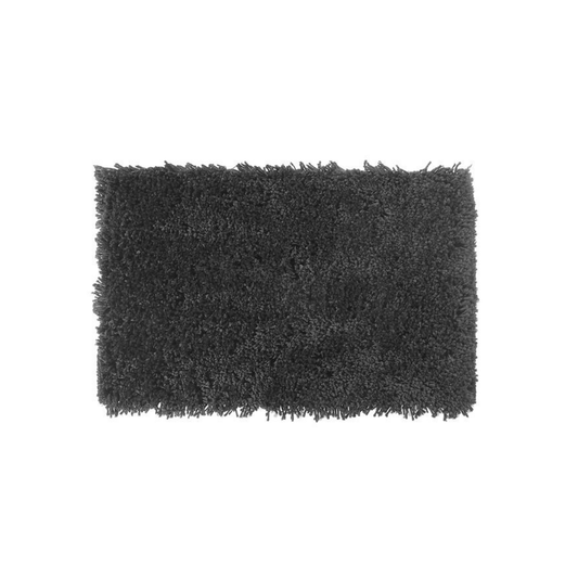 Black Shaggy Bath Mat 20x32"