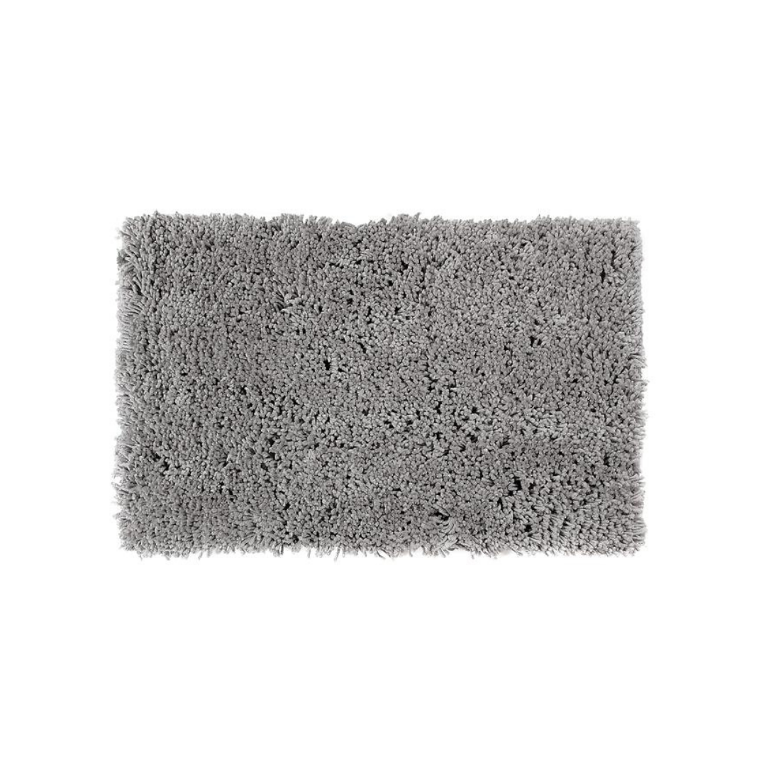 Grey Shaggy Bath Mat 20x32"
