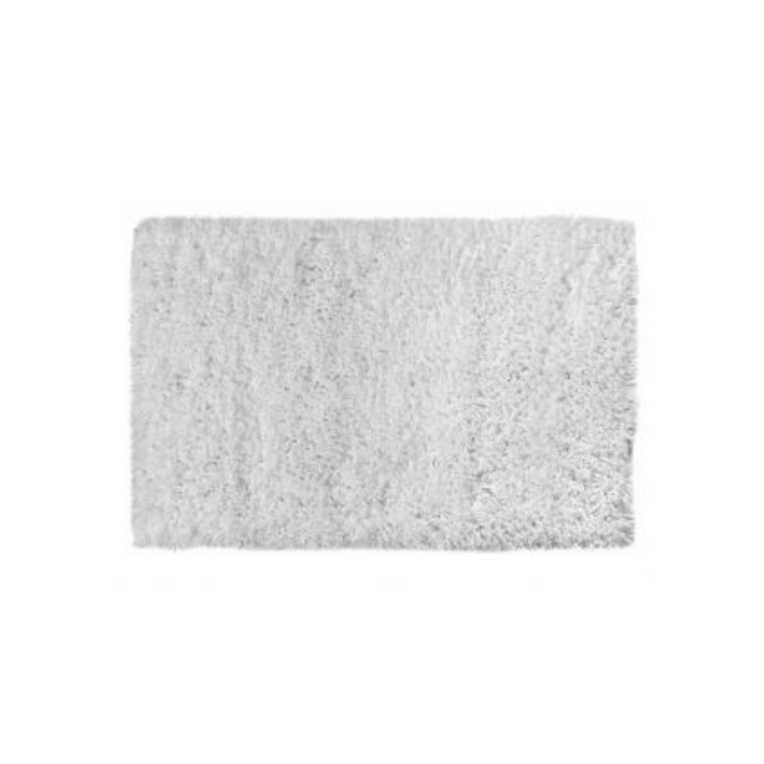 White Shaggy Bath Mat 20x32"