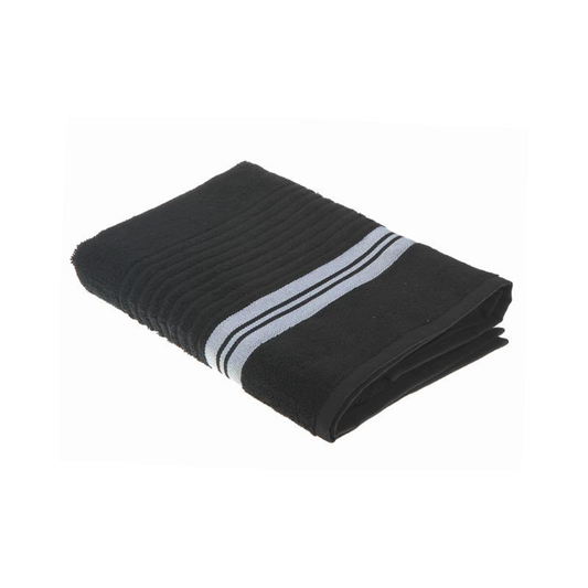 Black Deluxe Bath Towel 27x50"