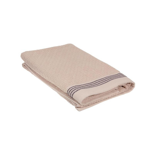 Luxury Stitch Towel Taupe