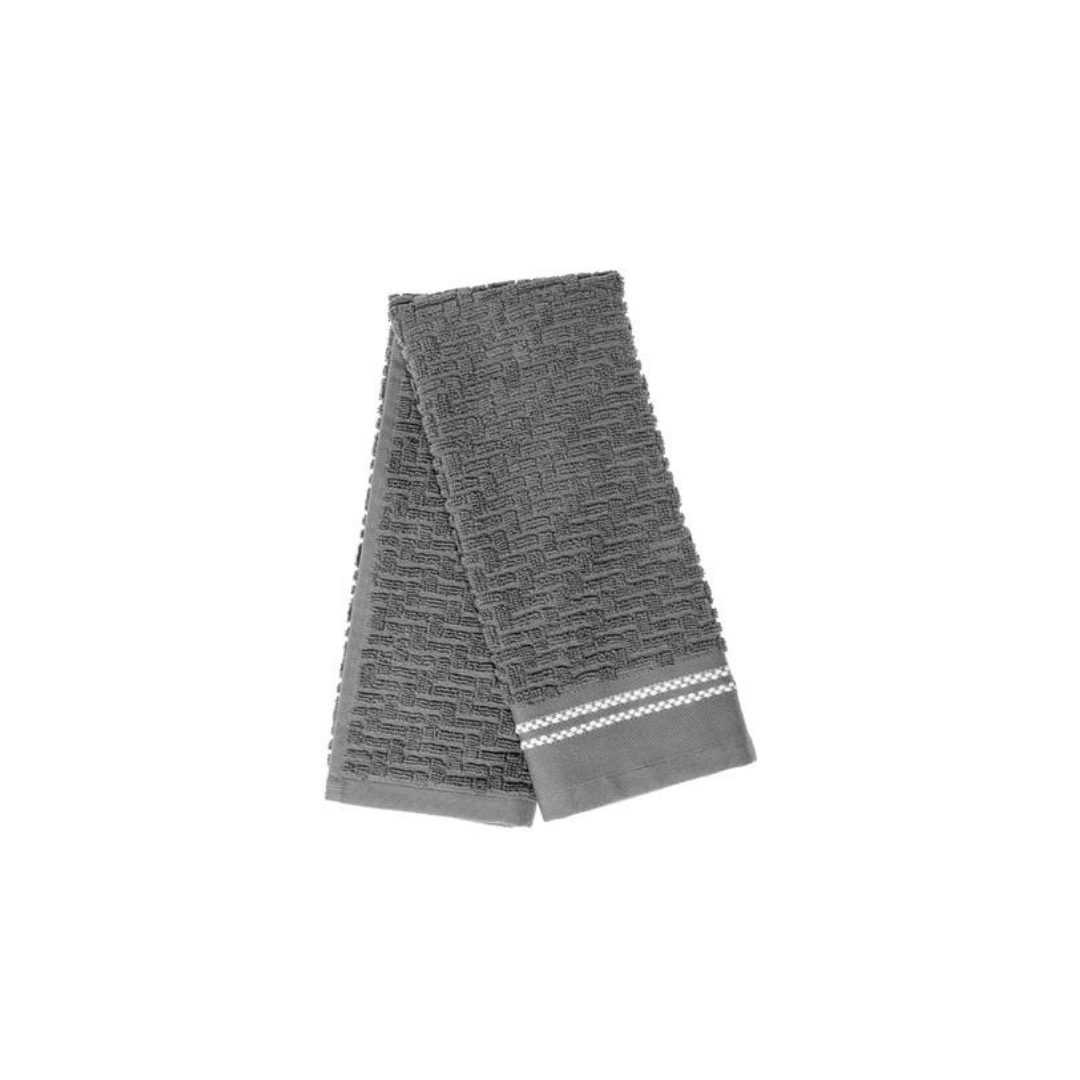 Luxury Stitch Towel Cool Grey