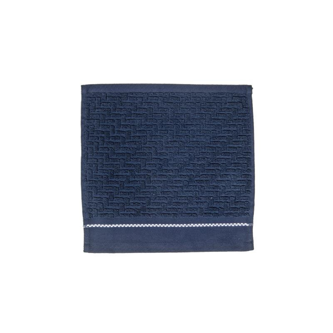 Luxury Stitch Towel Navy Blue